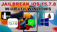 ✅🔥 New Jailbreak iOS 15.7.8 on Windows using WinRa1n Jailbreak| PaleRa1n/Checkra1n Jailbreak Windows
