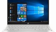 HP Pavilion 13-Inch Laptop, 10th Gen Intel Core i5-1035G1, 8 GB SDRAM Memory, 512 GB Solid-State Drive, Windows 10 Home (13-an1010nr, Mineral Silver)