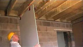 How to Fit Plasterboard to Ceilings. The Easy Way To Hang and Attach Drywall / Ceiling Boards