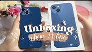IPHONE 13 BLUE 256 GB AESTHETIC UNBOXING + ACCESSORIES🌸💥