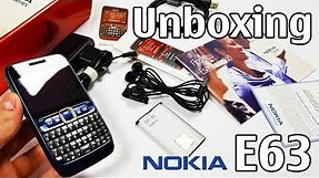 Nokia E63 Unboxing 4K with all original accessories RM-437 Eseries review