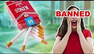 Candy Cigarettes Review | Banned Candy!