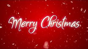 Merry Christmas Text Animation In After Effects | Christmas Tutorial