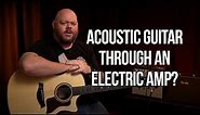 Can You Use an Electric Guitar Amp for Acoustic Guitar? | Fender Acoustic Junior GO