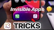 Make Apps & Folders invisible - iPhone SECRET HACKS You MUST TRY! #3