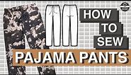 PAJAMA Pants for Men DIY - Complete Sewing Steps / PDF Patterns Boutique Sew Along