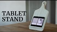 How to Build a Tablet Stand (DIY Cookbook Holder)