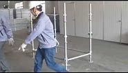 How to install cuplock scaffolding assembly