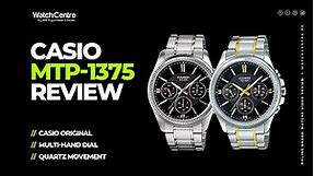 Casio MTP 1375 Men's Multi-Hand Dial Quartz Watches Comparison & Unboxing Review