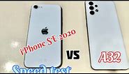 iPhone Se 2020 Vs Samsung A32 Speed Test 🔥Comparison and Review IPhone vs Samsung #iphone #samsung