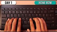 English Typing Course- DAY 1 | Free Typing Lessons | Touch Typing Course | Tech Avi