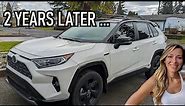 Two Year Review // Do I still LOVE my RAV4? // 2020 RAV4 XSE Hybrid Review // Best Compact SUV