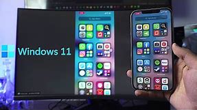 How to Mirror iPhone Screen to Windows 11 PC & Laptop (No Mac Required) 100% FREE 2021