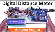 How to Make Distance Meter Using Ultrasonic Sensor (Arduino Project)