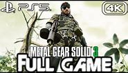 METAL GEAR SOLID 3 PS5 Gameplay Walkthrough FULL GAME (4K 60FPS) No Commentary (Master Collection)