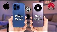 Apple iPhone 15 Pro VS Huawei Mate 60 Pro || Specification || Comparison ||