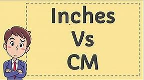 Inches vs CM