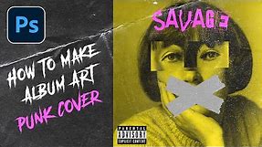 How to Create Cool Punk Cover Art Design in Photoshop - Photoshop Tutorials