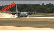 C-130 Landing And Takeoff Ft. McCoy