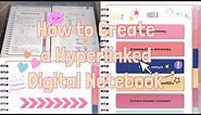 FREE TEMPLATE DIGITAL NOTEBOOK | Tutorial How to Create Hyperlink Digital Notebook Goodnotes5