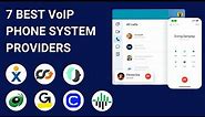 7 Best VoIP Phone System Providers in 2023 [Small Business, International Calls & More]