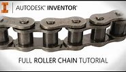 Full 3D chain tutorial with real time movement | Autodesk Inventor