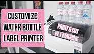 Customize Water Bottle Label Printer