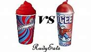 Slurpee Vs. Icee Head to Head Review - RudyEats Happy Junk Food Critic