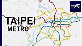 Evolution of the Taipei Metro 1996-2030 (animation)