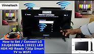 How to Set / Connect LG 32LQ630B6LA (2022) LED HDR HD Ready 720p Smart TV to WIFI