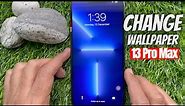 How to Change Wallpaper in iPhone 13 Pro Max | LIVE Wallpapers iPhone 13 Pro Max