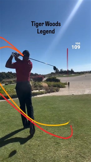 @tigerwoods Legend shot Traced by shashot app.@shashot.official #golfswing #골프스윙 #ゴルフスイング | Shashot