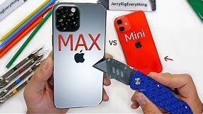 iPhone 12 Pro Max vs iPhone Mini - Durability Test!!