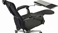 Ergonomic Laptop Keyboard Mouse Chair Stand Mount Holder Installed to Chair