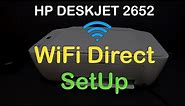HP DeskJet 2652 WiFi Direct SetUp, Wireless SetUp, Review !!