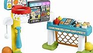 Fisher-Price Laugh & Learn Toddler Learning Toy, 4-in-1 Game Experience Sports Activity Center with Smart Stages for Ages 9+ Months