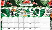 2023 Wall Calendar, 18 Monthly Wall Calendars Jan 2023 - Jun 2024, 17“ x 12" Large Calendar with Thick Paper, Twin-Wire Binding + Hanging Hook with Julian Date