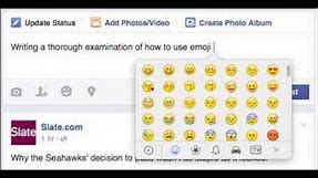 How to use emojis in Windows 7