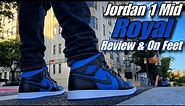 Jordan 1 Mid Royal - Review & On Feet