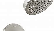 Delta Faucet Saylor 14 Series Brushed Nickel Shower Valve Trim Kit, Delta Shower System, Shower Faucet Set, Shower Fixture, Shower Head and Handle Set, Stainless T14235-SS (Valve Not Included)