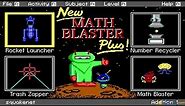 Math Blaster Plus! gameplay (PC Game, 1987)