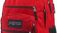 JanSport Laptop Backpack - Computer Bag with 2 Compartments, Ergonomic Shoulder Straps, 15” Laptop Sleeve, Haul Handle - Book Rucksack - Red Tape