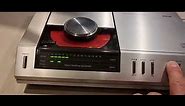 PHILIPS CD-100 compact dischi player from 80' -test-