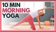 10 min Morning Yoga Stretch to Wake Up - ALL LEVELS NO PROPS