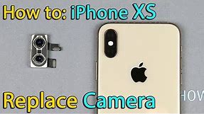 iPhone XS camera replacement