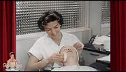 A Visit to a 1950's Beauty Salon: Restored and Colorized