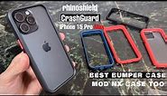 iPhone 15 Pro Max rhinoshield Crash Guard Bumper Case Review : Nice!