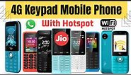 4G Keypad Mobile Phone With Hotspot | Nokia Keypad Phone