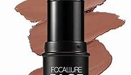 FOCALLURE Cream Contour Stick, Matte Bronzer Stick, Professional Face Shaping & Contouring Stick Makeup, Easy to Apply with Buildable Coverage, Long Lasting & Waterproof, COFFEE