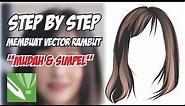 Tutorial Membuat Vector Rambut yang Simpel